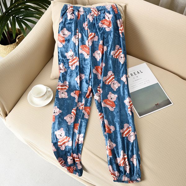 Women Casual Pajamas Velvet Pants Loose Sleepwear Pyjamas Soft Pijamas Homewear Autumn Winter New Home Clothes Intimate Lingerie, Style 1
Women Casual Pajamas Velvet Pants Loose Sleepwear Pyjamas Soft Pijamas Homewear Autumn Winter New Home Clothes Intimate Lingerie, Style 1