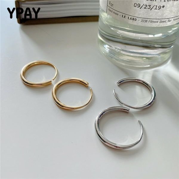 hoop & huggie ypay 100% genuine 925 sterling silver earrings for women female korea simple circle earring fine party jewelry gifts yme758, Golden;silver
hoop & huggie ypay 100% genuine 925 sterling silver earrings for women female korea simple circle earring fine party jewelry gifts yme758, Golden;silver