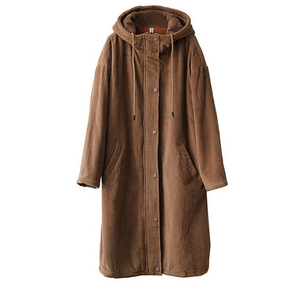 women's down & parkas lamb wool coat winter long corduroy thickened cotton-padded loose hooded large size jacket for women, Black
women's down & parkas lamb wool coat winter long corduroy thickened cotton-padded loose hooded large size jacket for women, Black