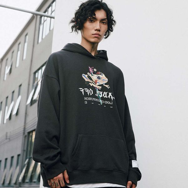 wxwovdy men's autumn winter hip hop cartoon print loose hoodie plush sweater, Black
wxwovdy men's autumn winter hip hop cartoon print loose hoodie plush sweater, Black