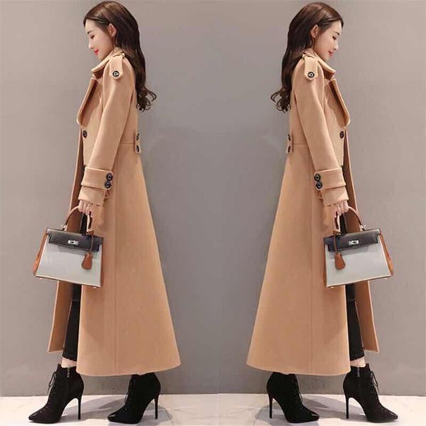 x-long 2019 new women outerwear winter clothing fashion warm woolen blends slim female elegant double breasted woolen coatx1016, Black;brown
x-long 2019 new women outerwear winter clothing fashion warm woolen blends slim female elegant double breasted woolen coatx1016, Black;brown