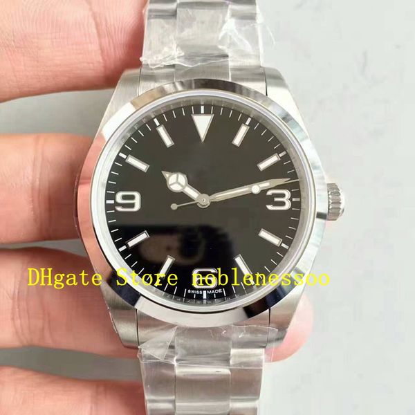 men 39mm black dial oyster steel 214270 n factory 904l steel eta 2813 automatic movement noobf watch wristwatches men's watches, Slivery;brown
men 39mm black dial oyster steel 214270 n factory 904l steel eta 2813 automatic movement noobf watch wristwatches men's watches, Slivery;brown