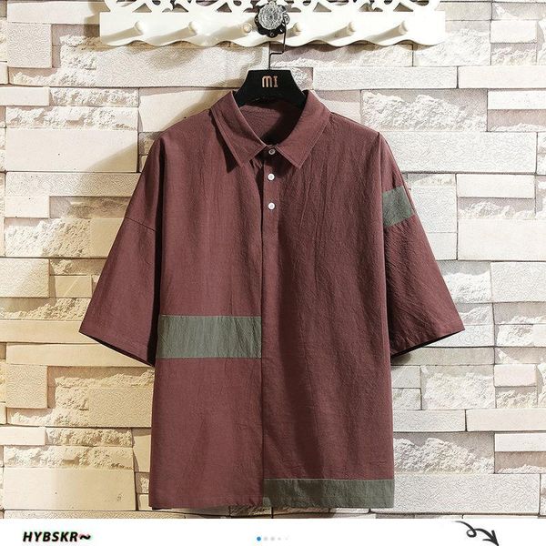 hybskr man summer 2020 patchwork t shirt mans cotton linen loose breathable short sleeve tees male fashion 4 colors t-shirts1, White;black
hybskr man summer 2020 patchwork t shirt mans cotton linen loose breathable short sleeve tees male fashion 4 colors t-shirts1, White;black