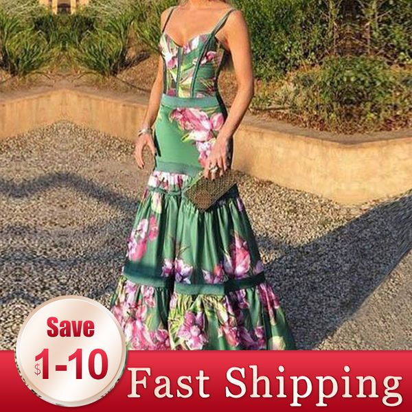 vintacy party dress women long dresses elegant evening summer sundress green floral print backless boho maxi vestido 2020 q1211, Black;white
vintacy party dress women long dresses elegant evening summer sundress green floral print backless boho maxi vestido 2020 q1211, Black;white