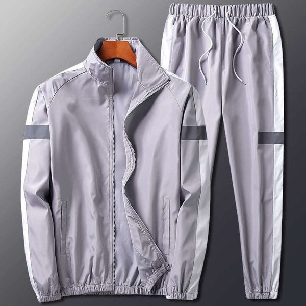 sportswear autumn spring new youth and running leisure loose fashion class cardigan two piece men's suit, Gray
sportswear autumn spring new youth and running leisure loose fashion class cardigan two piece men's suit, Gray