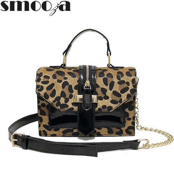 smooza leopard crossbody bags for women with zipper decoration ladies chain handbags and purse patent leather small shoulder bag
smooza leopard crossbody bags for women with zipper decoration ladies chain handbags and purse patent leather small shoulder bag