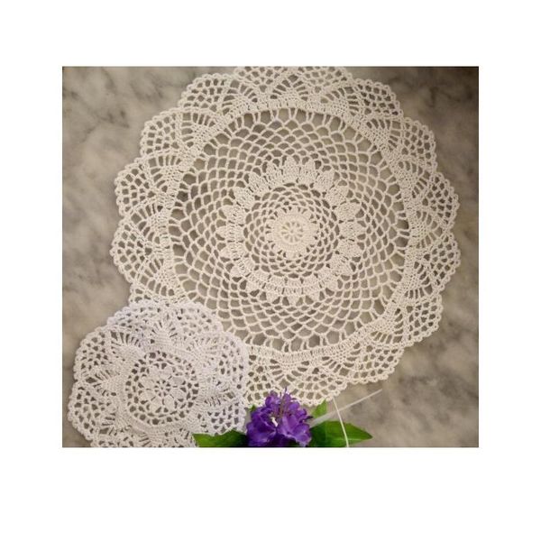 2size cotton round placemat cup coaster mug kitchen christmas table place mat cloth lace crochet napkin doily hand sqcsmf
2size cotton round placemat cup coaster mug kitchen christmas table place mat cloth lace crochet napkin doily hand sqcsmf