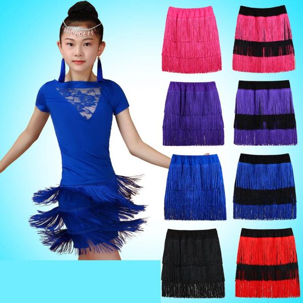 children latin dance clothes more color tassel skirt kids ballroom cha cha stage competition dress up dancing girls half skirt, Black;red
children latin dance clothes more color tassel skirt kids ballroom cha cha stage competition dress up dancing girls half skirt, Black;red