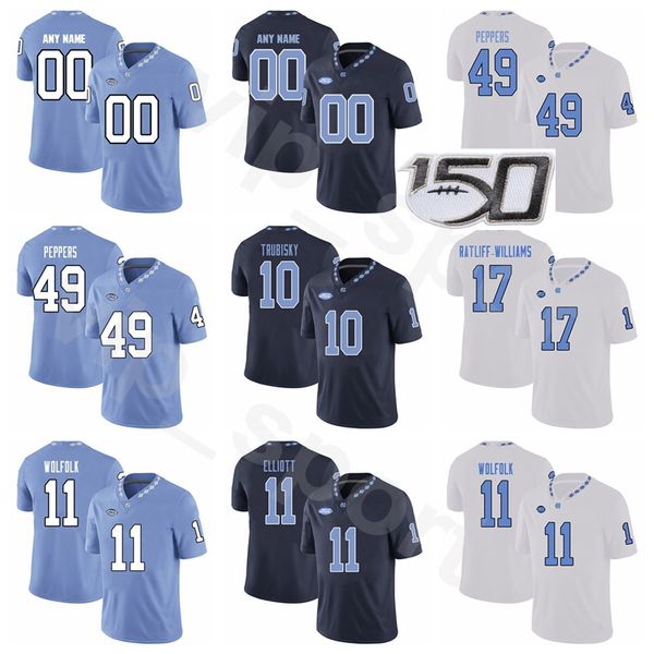 north carolina tar heels college ncaa football mitchell trubisky jersey julius peppers tarik cohen nathan elliott anthony ratliff-williams, Black
north carolina tar heels college ncaa football mitchell trubisky jersey julius peppers tarik cohen nathan elliott anthony ratliff-williams, Black