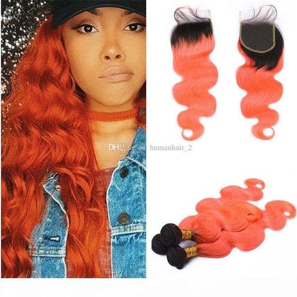 dark roots orange ombre body wave hair weaves with lace closure and bundles 1b orange 350 ombre hair extensions new arrive russian hair, Black;brown
dark roots orange ombre body wave hair weaves with lace closure and bundles 1b orange 350 ombre hair extensions new arrive russian hair, Black;brown