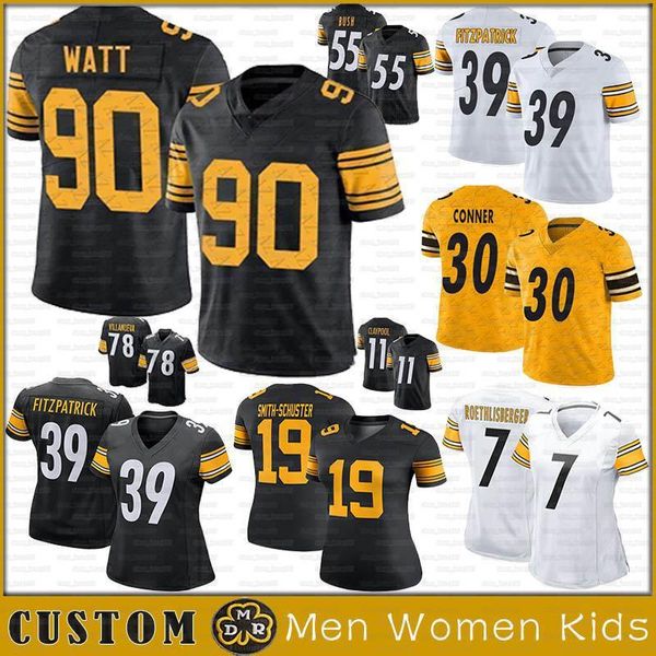 pittsburgh steeler football jerseys custom men women kids 90 t.j. watt 30 james conner 55 devin bush 11 chase claypool 78 villanueva, Black;red
pittsburgh steeler football jerseys custom men women kids 90 t.j. watt 30 james conner 55 devin bush 11 chase claypool 78 villanueva, Black;red