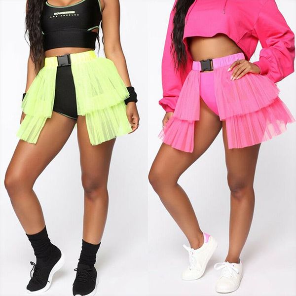 women mini skirt lace mesh tutu stretch high waist plain skater flared pleated tulle skirt female clothes summer fashion new, Black
women mini skirt lace mesh tutu stretch high waist plain skater flared pleated tulle skirt female clothes summer fashion new, Black