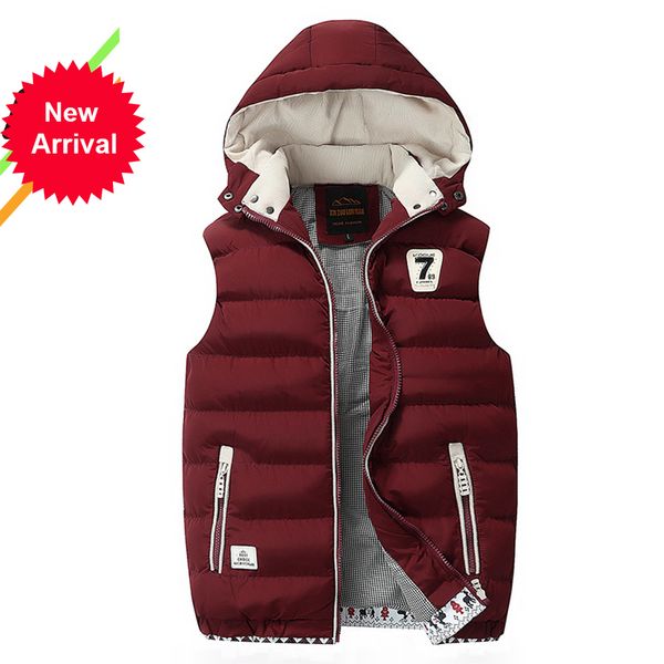 2021 winter down casual waistcoat sleeveless jacket plus size 5xl warm men's vest overcoats hat detachable new q1xx, Black;white
2021 winter down casual waistcoat sleeveless jacket plus size 5xl warm men's vest overcoats hat detachable new q1xx, Black;white