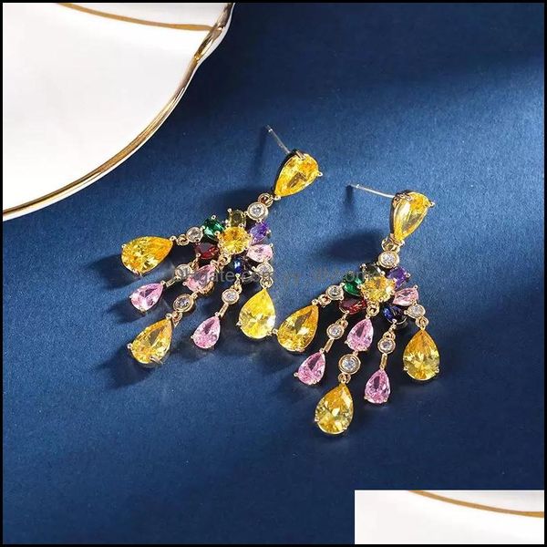 dangle & chandelier earrings jewelry bilincolor fashion zircon yellow tassel drop earring for women summer delivery 2021 05fqd, Silver
dangle & chandelier earrings jewelry bilincolor fashion zircon yellow tassel drop earring for women summer delivery 2021 05fqd, Silver