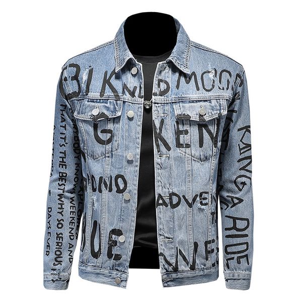 men's jacket 2020 autumn fashion trend new men's denim jacket lapel slim jacket casual printed denim men's coat size m-4xl, Black;brown
men's jacket 2020 autumn fashion trend new men's denim jacket lapel slim jacket casual printed denim men's coat size m-4xl, Black;brown