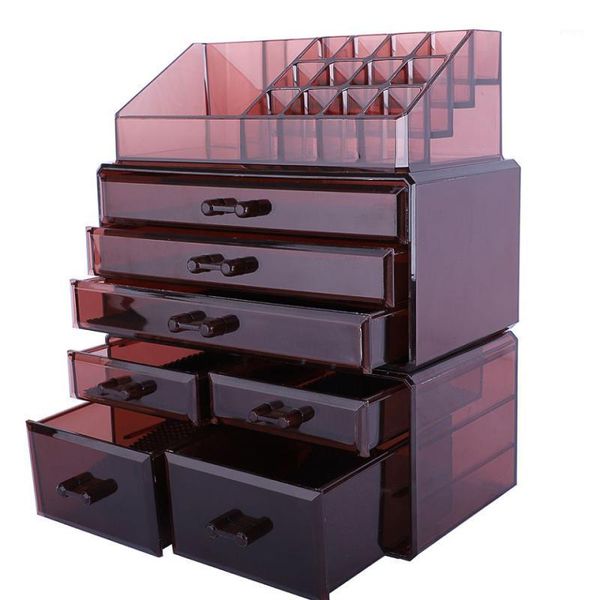 sf-1122-3 3pcs/set plastic cosmetics storage rack transparent 4 small & 3 large drawers coffee1908132091
sf-1122-3 3pcs/set plastic cosmetics storage rack transparent 4 small & 3 large drawers coffee1908132091