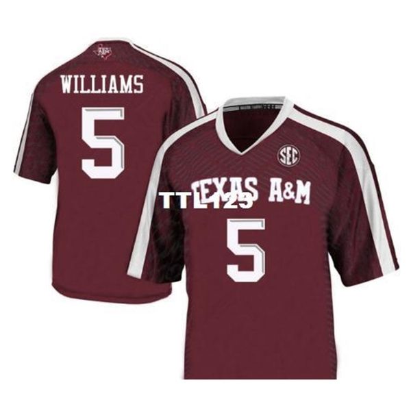 3421 texas a&m aggies trayveon williams #5 real full embroidery college jersey size s-4xl or custom any name or number jersey, Black
3421 texas a&m aggies trayveon williams #5 real full embroidery college jersey size s-4xl or custom any name or number jersey, Black