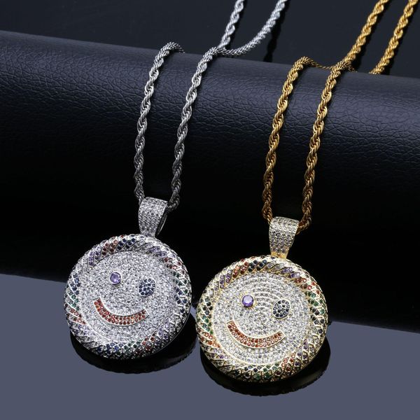 smiley necklace zircon necklace tide necklace men's bracelet selling in europe and america, Silver
smiley necklace zircon necklace tide necklace men's bracelet selling in europe and america, Silver