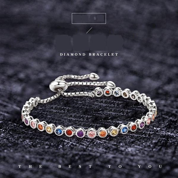 s925 sterling silver box chain seven colors zircon rainbow selling jewelry s925 sterling silver box chain seven colors bracelet zircon r, Golden;silver
s925 sterling silver box chain seven colors zircon rainbow selling jewelry s925 sterling silver box chain seven colors bracelet zircon r, Golden;silver