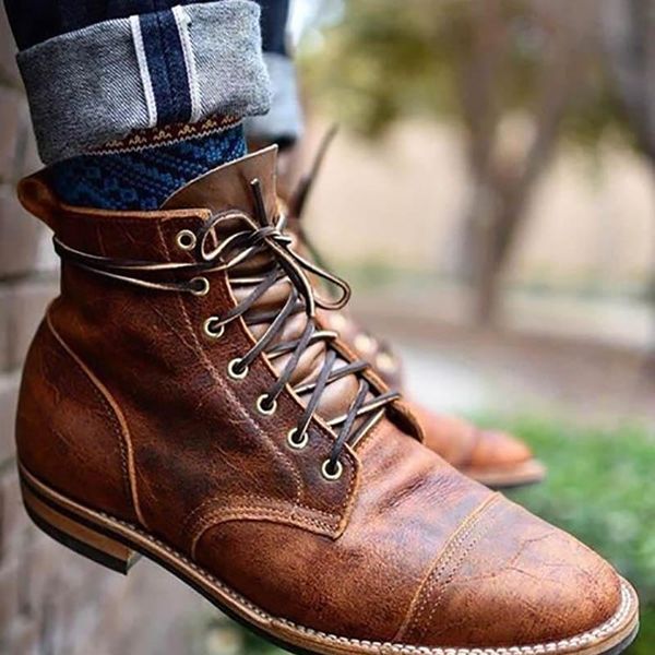boots women/men pu leather lace-up ladies round toe old vintage uncasual ankle shoes men women 2021, Black
boots women/men pu leather lace-up ladies round toe old vintage uncasual ankle shoes men women 2021, Black