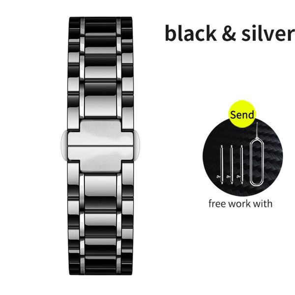 22mm ceramic band for samsung galaxy watch 46mm strap gear s3 frontier watchband bracelet huawei watch gt 2 strap 46 gt2 22 wmtucc bdesybag, Black;brown
22mm ceramic band for samsung galaxy watch 46mm strap gear s3 frontier watchband bracelet huawei watch gt 2 strap 46 gt2 22 wmtucc bdesybag, Black;brown