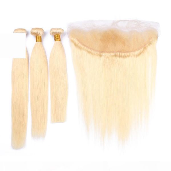 indian virgin human hair #613 blonde hair weaves 3 bundles with 13x4 lace frontal closure middle 3 part straight blonde hair wefts, Black;brown
indian virgin human hair #613 blonde hair weaves 3 bundles with 13x4 lace frontal closure middle 3 part straight blonde hair wefts, Black;brown