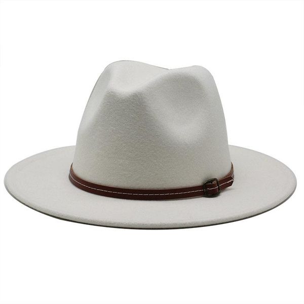 wide brim hats 18 colors wool felt jazz fedora belt buckle decor women panama trilby cowboy cap sun hat, Blue;gray
wide brim hats 18 colors wool felt jazz fedora belt buckle decor women panama trilby cowboy cap sun hat, Blue;gray