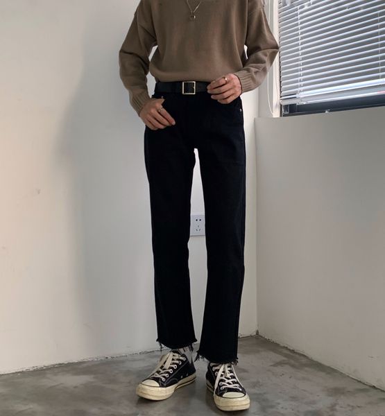 7ttqk nirben korean super capri black loose capri washed ins super style washing straight pants this season's denim cropped pants for, Blue
7ttqk nirben korean super capri black loose capri washed ins super style washing straight pants this season's denim cropped pants for, Blue