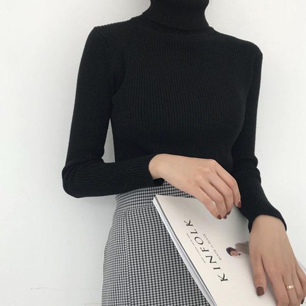 winter clothes women korean 2020 pull women's turtleneck knitted sweater long sleeve sweaters womens sweter damski lxr1133, White;black
winter clothes women korean 2020 pull women's turtleneck knitted sweater long sleeve sweaters womens sweter damski lxr1133, White;black