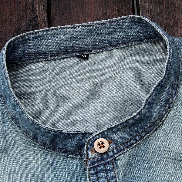 new brand denim jeans shirts men body pocket casual stand collar shirts long sleeves men hombre camisa masculina, White;black
new brand denim jeans shirts men body pocket casual stand collar shirts long sleeves men hombre camisa masculina, White;black