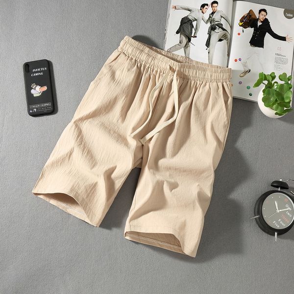 shorts linen cotton hemp 5-quarter men's casual summer loose beach pants big underpants fashion, White;black
shorts linen cotton hemp 5-quarter men's casual summer loose beach pants big underpants fashion, White;black
