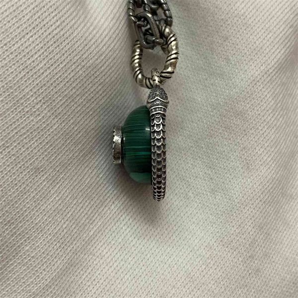iter women necklace s925 silver old turquoise snake for men and women