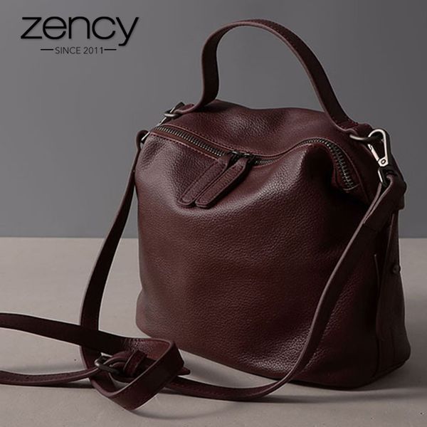 zency 100% genuine leather retro black women handbag lady casual tote grey shoulder bag fashion female crossbody messenger purse
zency 100% genuine leather retro black women handbag lady casual tote grey shoulder bag fashion female crossbody messenger purse