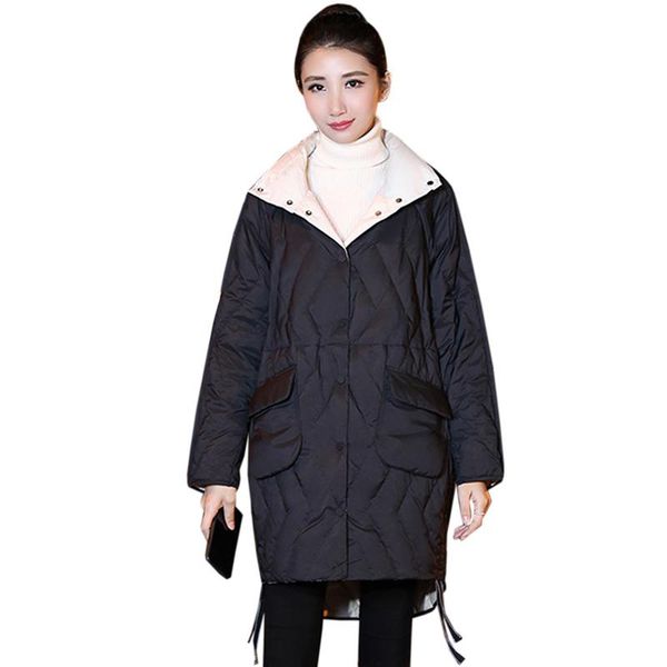 women down jacket winter new casual turtleneck white duck down coats fashion single breasted long outwear women, Black
women down jacket winter new casual turtleneck white duck down coats fashion single breasted long outwear women, Black