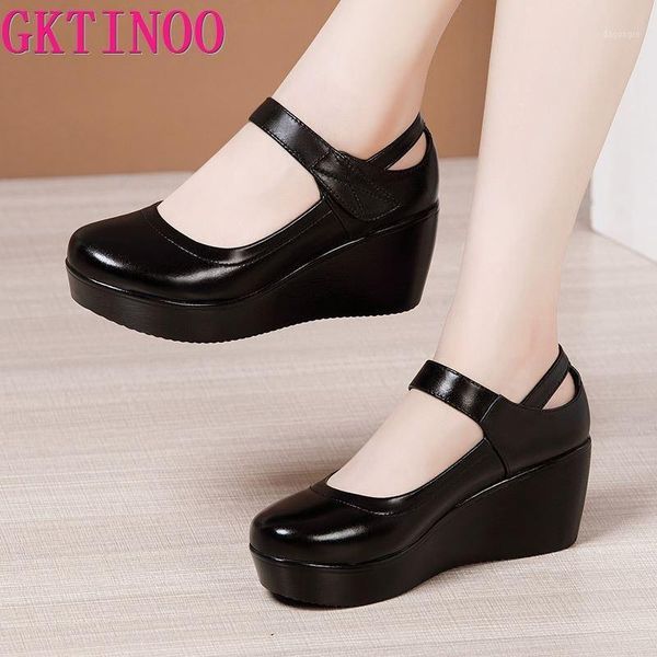 dress shoes gktinoo 2021 spring fashion round toe wedge pumps women mary jane thick bottom leather platform size 431, Black
dress shoes gktinoo 2021 spring fashion round toe wedge pumps women mary jane thick bottom leather platform size 431, Black