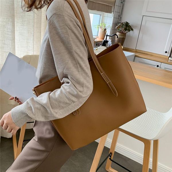 women shoulder bag solid color women's pu leather handbags storage purse pocket women messenger bag big tote for female
women shoulder bag solid color women's pu leather handbags storage purse pocket women messenger bag big tote for female