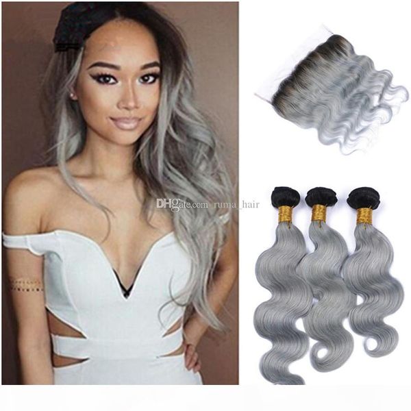 sliver grey body wave lace frontal with bundles dark roots grey human hair with frontal closure virgin hair lace frontal with baby hair, Black;brown
sliver grey body wave lace frontal with bundles dark roots grey human hair with frontal closure virgin hair lace frontal with baby hair, Black;brown