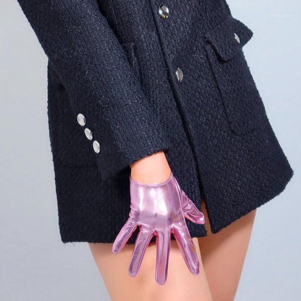 latex extra short gloves faux shine patent leather 6" 16cm shine silvery pink women leather gloves wpu2771, Blue;gray
latex extra short gloves faux shine patent leather 6" 16cm shine silvery pink women leather gloves wpu2771, Blue;gray