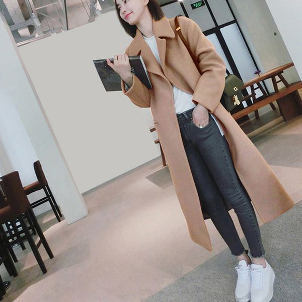 women winter korean style black long wool blend trench coat 2020 ladies fashion windbreaker clothes 2xlx1020
women winter korean style black long wool blend trench coat 2020 ladies fashion windbreaker clothes 2xlx1020