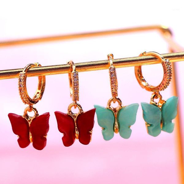 jjfoucs 2pair/set exquisite butterfly hoop earrings for women gold color cz fashion earrings sets charm temperament jewelry1, Golden;silver
jjfoucs 2pair/set exquisite butterfly hoop earrings for women gold color cz fashion earrings sets charm temperament jewelry1, Golden;silver