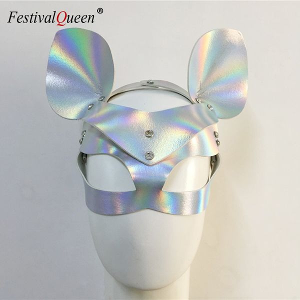 shiny wet look pu holographic cat mask rhinestone metal buckle adjustable cute props women party cosplay masquerade masks 1007
shiny wet look pu holographic cat mask rhinestone metal buckle adjustable cute props women party cosplay masquerade masks 1007
