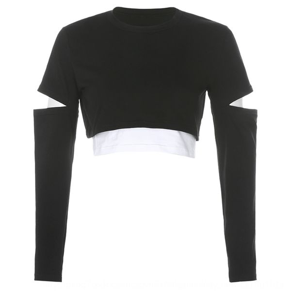 лето новых 2020ins сплошной цвет поддельные два кусок с открытым рукавом футболки женщин свободный длинный рукав пупок подвергается т-рубашк, White
лето новых 2020ins сплошной цвет поддельные два кусок с открытым рукавом футболки женщин свободный длинный рукав пупок подвергается т-рубашк, White