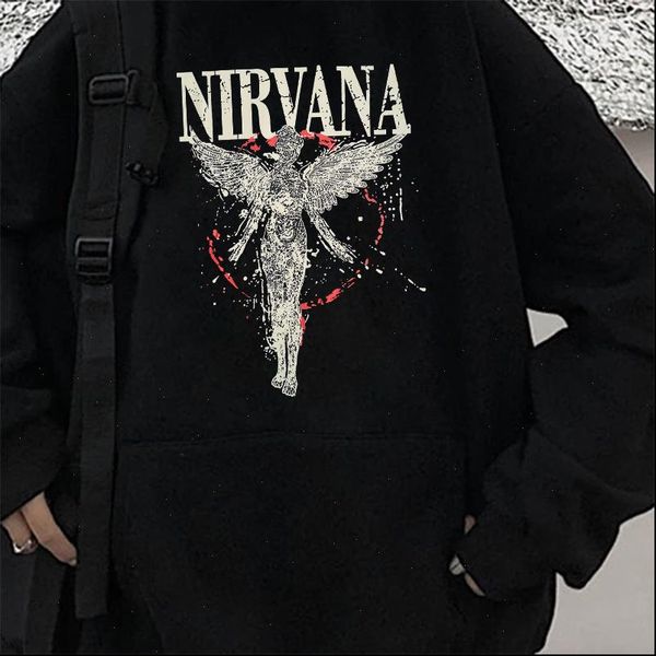 nirvana hombre fall winter sweatshirt rock harajuku print pullover 100% cotton street clothing outdoor hip hop long sleeve coat, Black
nirvana hombre fall winter sweatshirt rock harajuku print pullover 100% cotton street clothing outdoor hip hop long sleeve coat, Black