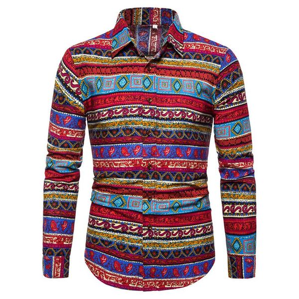 men's casual shirts spring and autumn fashion ethnic style printing large size shirt long-sleeved lapel high-quality male blouse, White;black
men's casual shirts spring and autumn fashion ethnic style printing large size shirt long-sleeved lapel high-quality male blouse, White;black