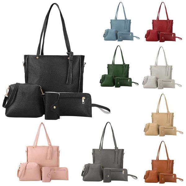 fashion four-piece shoulder bag messenger bag wallet handbag woman casual leather durable retro shoulder bags sac main femme
fashion four-piece shoulder bag messenger bag wallet handbag woman casual leather durable retro shoulder bags sac main femme