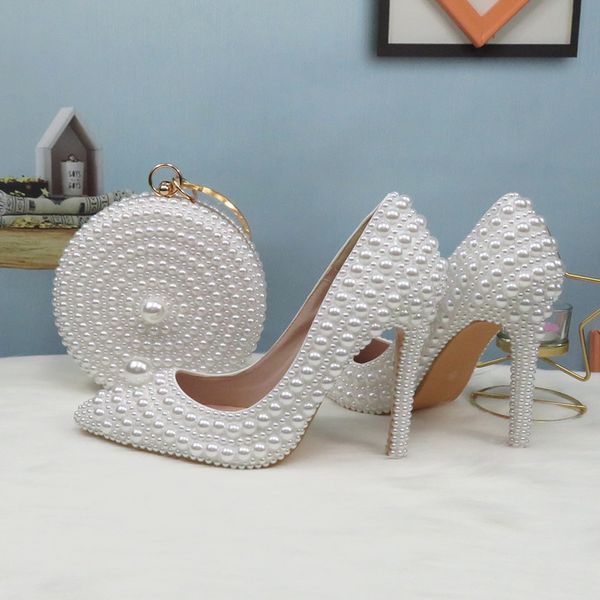 baoyafang white beads pearl women wedding shoes bride high heels shoes ladies super big size party dress shoes woman pointed toe 1007, Black;white
baoyafang white beads pearl women wedding shoes bride high heels shoes ladies super big size party dress shoes woman pointed toe 1007, Black;white