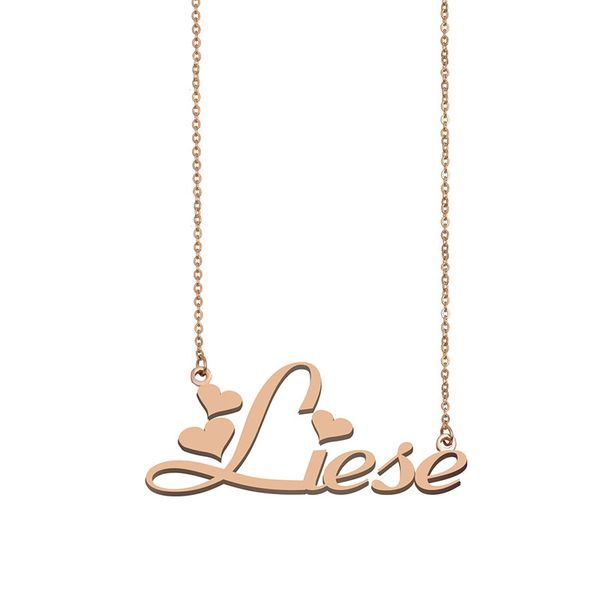 liese name necklaces pendant custom personalized for women girls children friends mothers gifts 18k gold plated stainless steel, Silver
liese name necklaces pendant custom personalized for women girls children friends mothers gifts 18k gold plated stainless steel, Silver