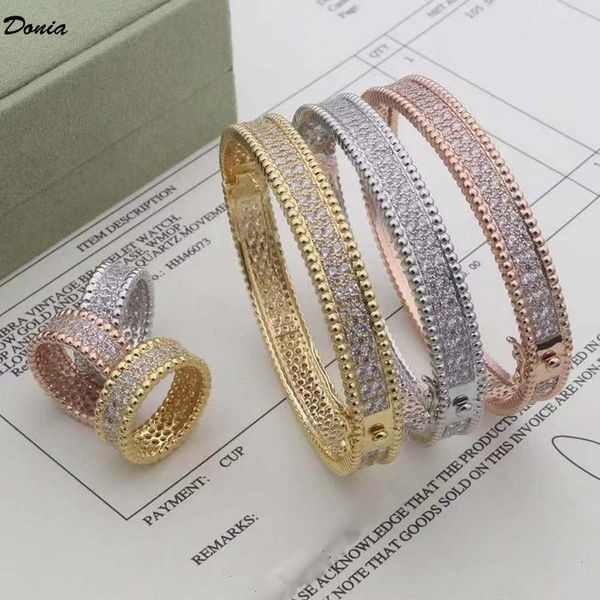 donia jewelry party european and american fashion light beads full micro-inlaid zircon bracelet ring set designer bracelet ring set, Black
donia jewelry party european and american fashion light beads full micro-inlaid zircon bracelet ring set designer bracelet ring set, Black