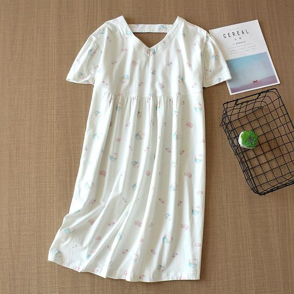 women's sleepwear women summer thin cotton nightgown short-sleeved cartoon v-neck sleep dress batas de dormir mujer sleepshirts, Black;red
women's sleepwear women summer thin cotton nightgown short-sleeved cartoon v-neck sleep dress batas de dormir mujer sleepshirts, Black;red