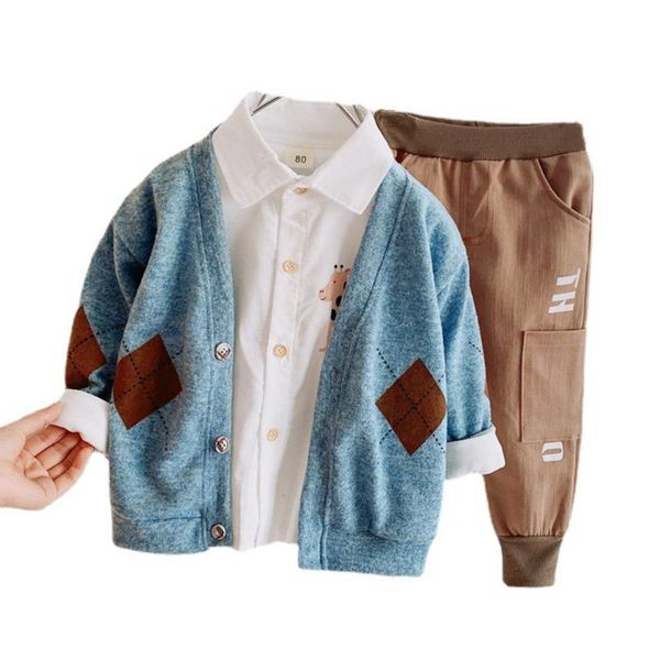 new spring autumn baby clothes boys sport jacket shirt pants 3pcs/sets toddler casual costume children clothing kids tracksuits, White
new spring autumn baby clothes boys sport jacket shirt pants 3pcs/sets toddler casual costume children clothing kids tracksuits, White
